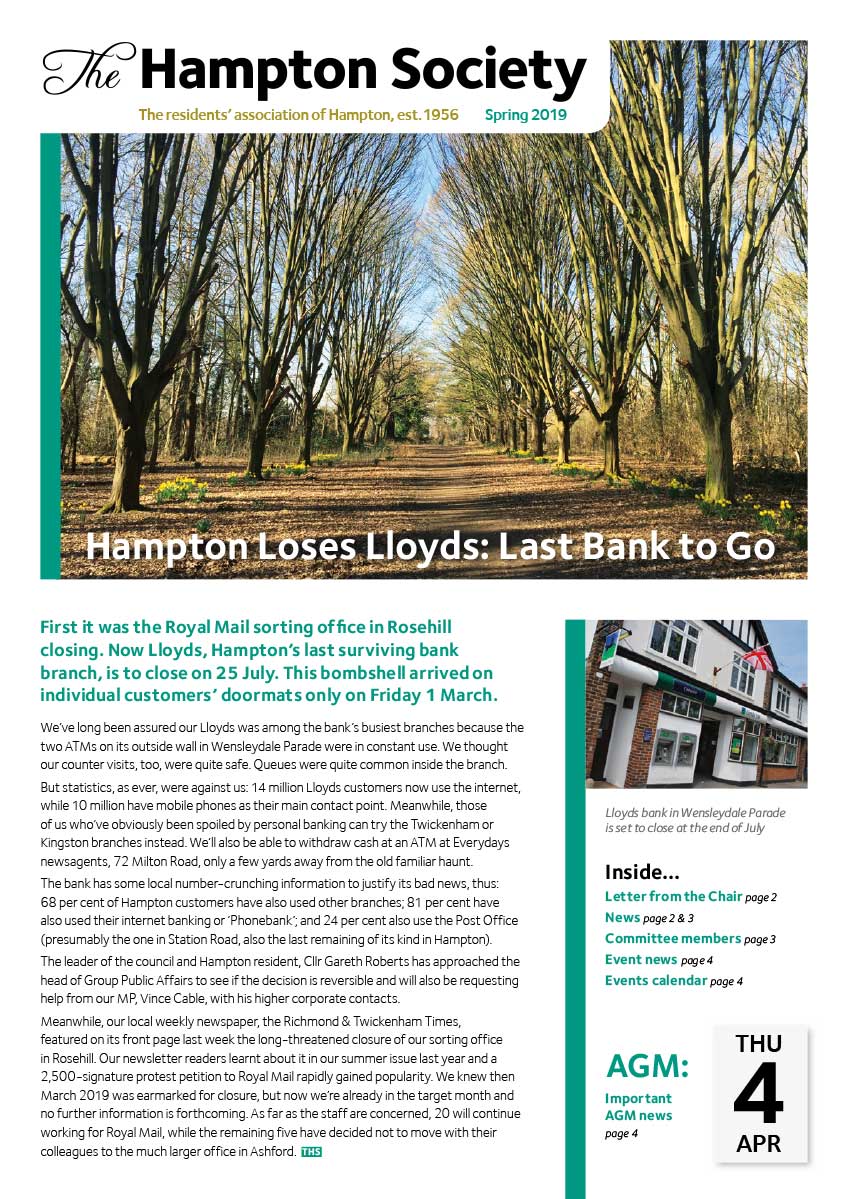 The Hampton Society Newsletter Spring 2019